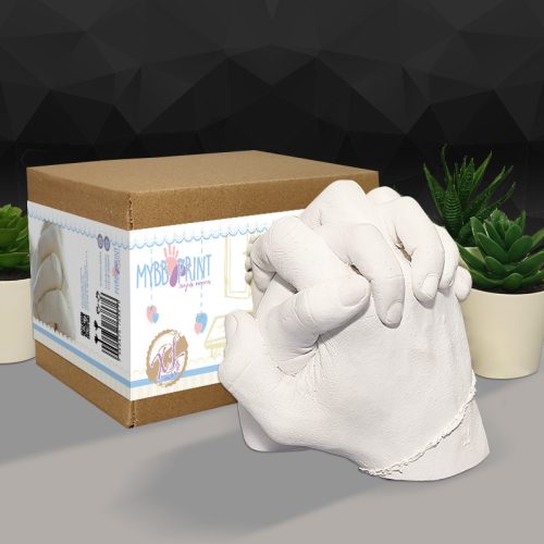 MybbPrint® 3D Impression Kit mit Zubehör, Geschenkidee, Handabdruck Set für Paare