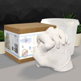   MybbPrint XL VÖDRÖS felnőtt kézszobor készítő készlet - 2 FELNŐTT kezéhez szett  - lenyomat lábszobor