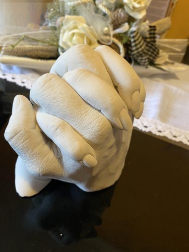MybbPrint XL FELNŐTT kézszobor készítő készlet - 2 felnőtt kezéhez szett  - lenyomat lábszobor