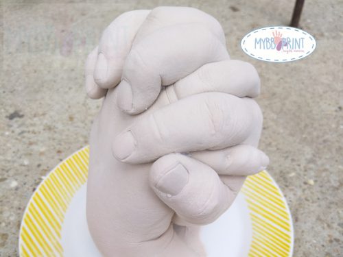 MybbPrint XL TALAPZATOS kézszobor készítő szett 2 FELNŐTT kezéhez 