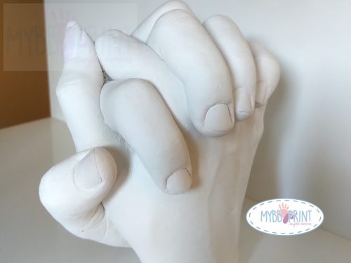 MybbPrint XL TALAPZATOS kézszobor készítő szett 2 FELNŐTT kezéhez 