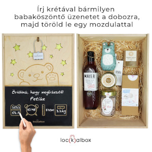 Láb- és kézszobor készítő a Loc(k)alBox babaköszöntő csomagjaiban